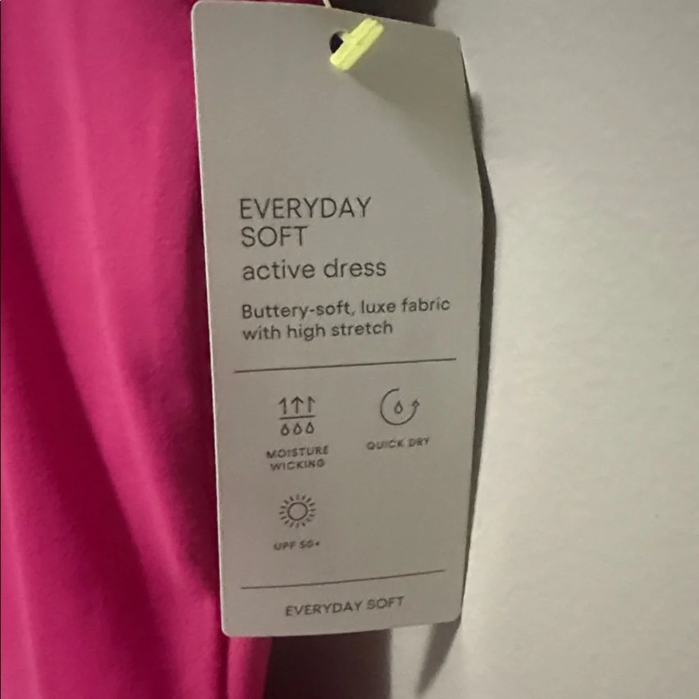 All in Motion Everyday Soft Active Dress | XS Bright Pink | Built-In Shorts - Picture 2 of 10